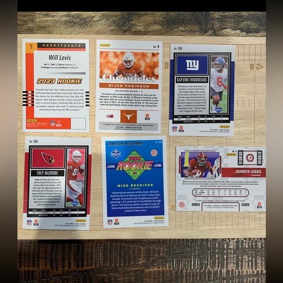 NFL Rookie Card Lot - Picture 4 of 4